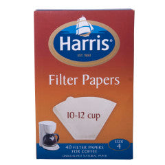 Filter Papers Size 4 | 40 Filter Papers | Harris | YG-010571-PD-052021