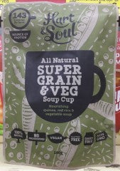 All Natural Super Grain & Veg Soup Cup | 100g | Hart & Soul | YG-005412-PD-017932