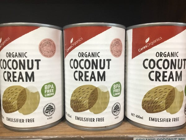 Organic Coconut Cream | 400ml | Ceres Organics | YG-000498-GFV-002216