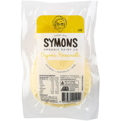 Mozzarella (organic) | 250g | Symons Organic Dairy Co | YG-011013-RO-006736