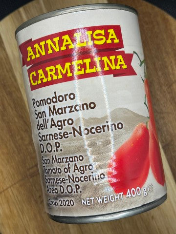 Whole Peeled San Marzano Tomatoes | Tin | Carmelia | YG-011299-EPC-000302