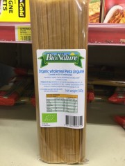 Organic Wholemeal Pasta Linguine | 100g | YG-010172-PD-010802