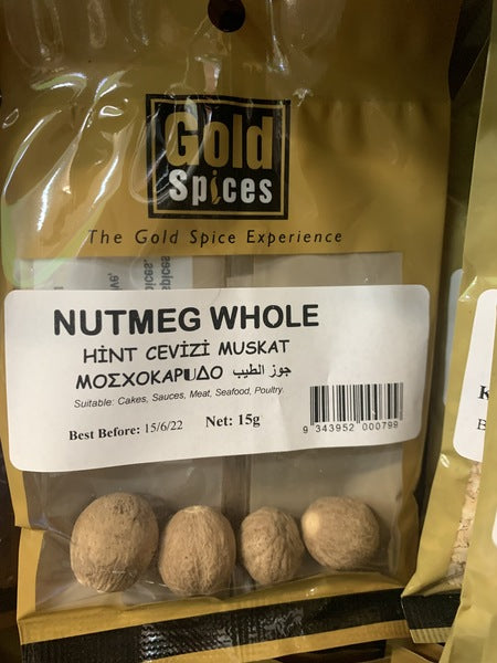 Nutmeg Whole | 15g | Gold Spices | YG-011947-FFF-001421