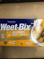Weet-Bix Blends Hi-Bran + | 750g | Sanitarium | YG-009650-PD-021931