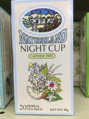 Night Cup Caffeine Free Tea | 20 Bags | Natureland | YG-010106-PD-052455