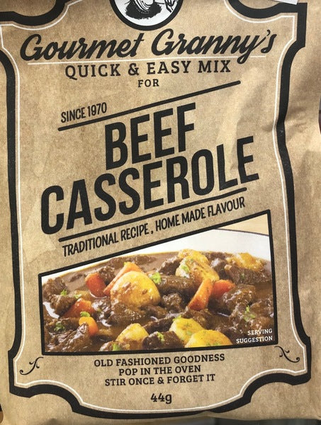Beef Casserole Sauce | 44g | Gourmet Granny's | YG-003977-NCQ-006027