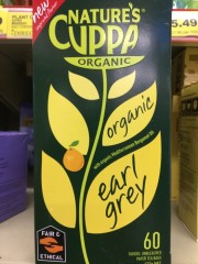 Earl Grey Organic Tea Bags | 60 Bags | Natures Cuppa | YG-009106-PD-051963