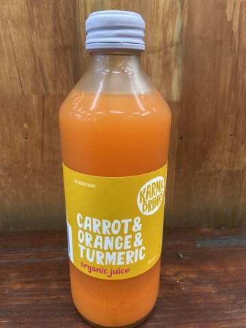 Carrot, Orange And Turmeric Organic Juice | 300g | Karma Drinks | YG-012432-FFF-000742