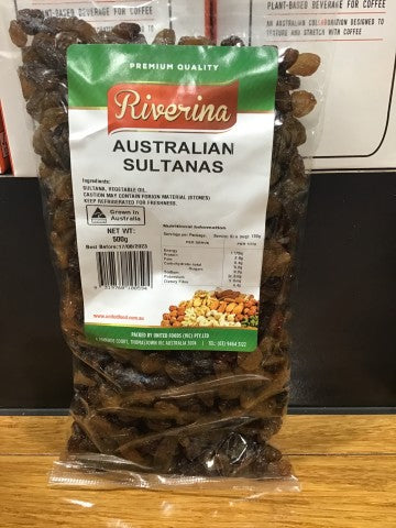 Australian Sultanas | 500g | Riverina | YG-000737-GFV-002182
