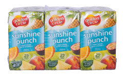 Sunshine Punch Juice | 6 Pack x 250ml | Golden Circle | YG-008555-PD-052973