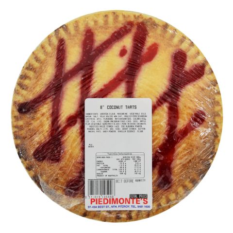 Coconut Tart 8" | 410g | Piedemonte's | YG-004972-PD-006213