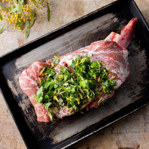Semi-Boneless Lamb Shoulder (Vacuum Sealed) | Each Shoulder ≈ 2.5kg | Saltbush Lamb | YG-000422-GMB-002345