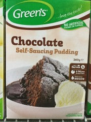 Chocolate Self Saucing Pudding Mix | 260g | Green's | YG-008624-PD-051779