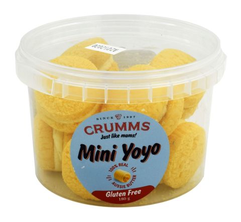 Mini Yoyo Gluten Free Cookies | 180g | Crumms | YG-005410-PD-017771