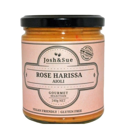 Rose Harissa Aioli Gourmet Selection | 240g | Josh & Sue | YG-011438-PD-005905