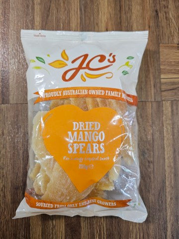 Dried Mango Spears | 250g | Jc's Quality Foods | YG-011905-FFF-000909