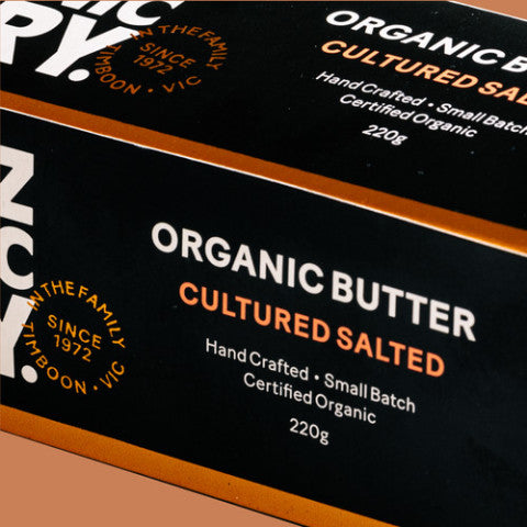 Organic Butter - Cultured Salted | 220g | Schulz Organic Dairy | YG-012025-SOD-002814
