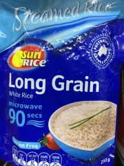 Long Grain Steamed Rice | 250g | Sunrice | YG-010459-PD-052304