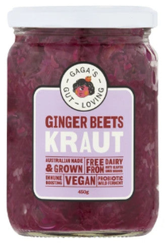 Vegan Ginger Beets Craut | 450g | Gaga's | YG-004772-PD-015960