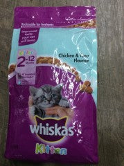 Whiskas 2-12 Months Kitten Dry Food With Chicken & Tuna Bag 800g | 1kg | Mars Percare Australia | YG-007674-PD-020188