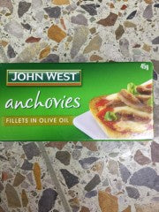 Anchovies Fillets In Olive Oil | 45g | John West | YG-008045-PD-051528