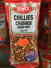 Chillies Crushed Dried Hot | 25g | Hoyt's | YG-008967-PD-051769