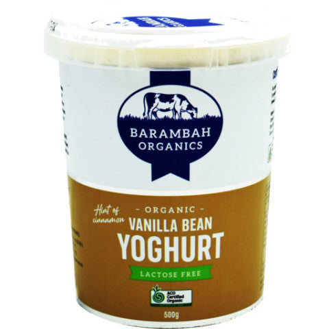 Barambah Yoghurt Vanilla Bean & Cinnamon | 500g | Barambah Organics | YG-004524-PD-015970