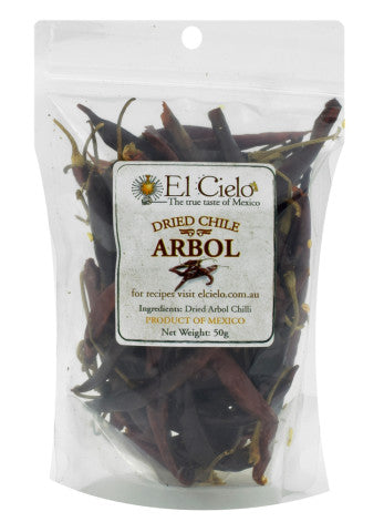 Dried Chile Arbol | 50g | El Cielo | YG-004675-PD-017268