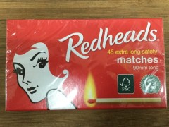 Extra Long Matches | 45 Extra Long Matches | Redhead | YG-007831-PD-052003