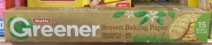 Greener Non Stick Brown Baking Paper | 15m x 30cm | Multix | YG-005876-PD-018397