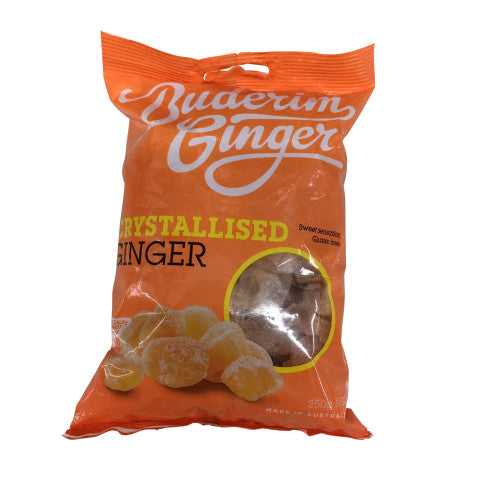 Crystallised Mild Ginger | 250g | Buderim Ginger | YG-004719-PD-017040