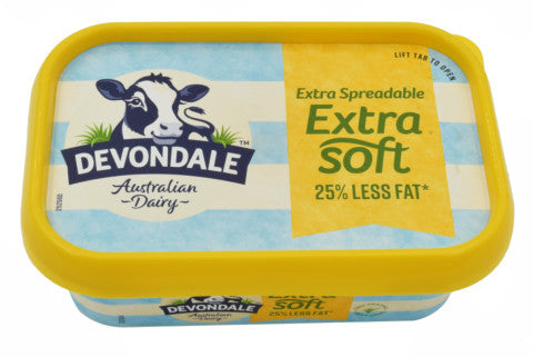 Extra Spreadable Extra Soft Butter 25% Less Fat | 250g | Devondale | YG-004514-PD-016949