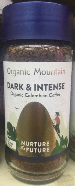 Organic Colombian Coffee Dark & Intense | 100g | Organic Mountain | YG-005310-PD-017666