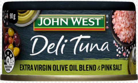 Deli Tuna Extra Virgin Olive Oil Blend & Pink Salt | 90g | John West | YG-005041-PD-017413