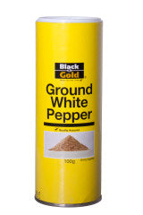 Ground White Pepper | 100g | Black & Gold | YG-008964-PD-052146