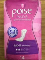 Poise Pads Super Absorbency | 14 Pads | Kimberley-Clark | YG-009066-PD-052661