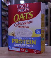 Rolled Oats Quick Sachets Original | 10 Sachets | Uncle Tobys | YG-009520-PD-052790