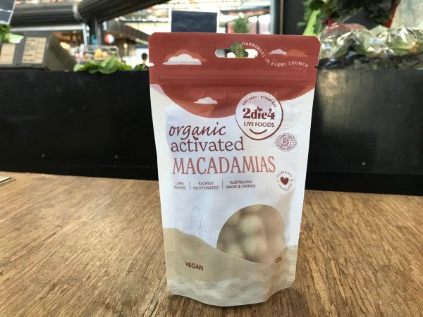 Organic Activated Macadamias | 120g Bag | 2die4 | YG-011022-RO-006684