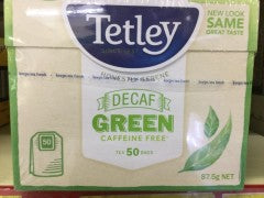 Decaf Green Tea | 50 Bags | Tetley | YG-009330-PD-051915
