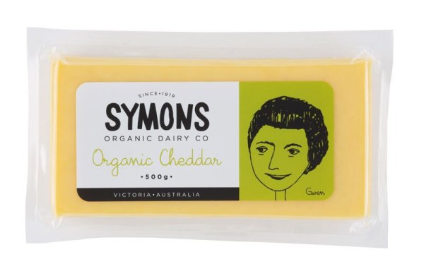 Cheddar Cheese Organic | 500g | Symons Organic Dairy Co | YG-011825-RO-006697