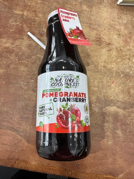 Pomegranate + Cranberry (natural Juice) | 1kg | Juice Of Nature's Goodness | YG-012464-FFF-010325