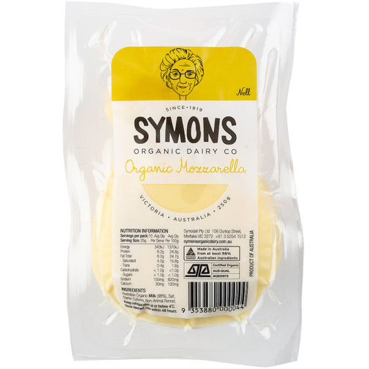 Mozzarella (organic) | 250g | Symons Organic Dairy Co | YG-104143-RO-004915