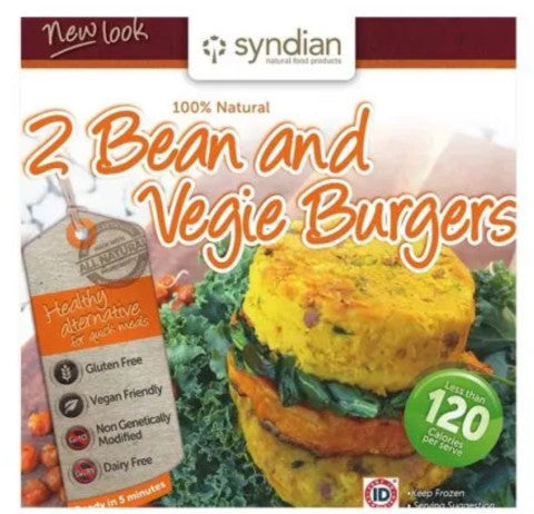 Vegan 2 Bean & Vegie Burger | 4 Burgers | Syndian | YG-004491-PD-016965