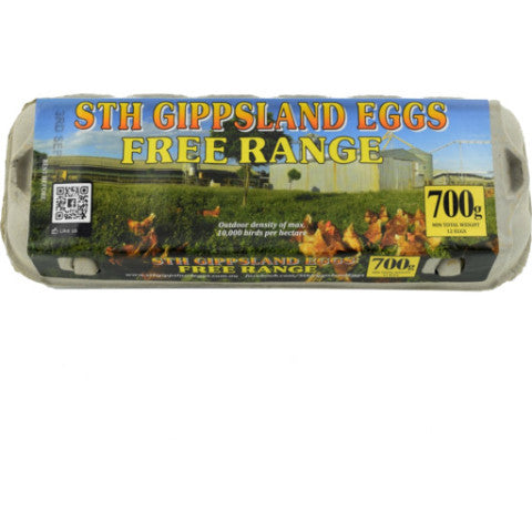 Free Range Eggs | 700g | Sth Gippsland Eggs | YG-004574-PD-016948