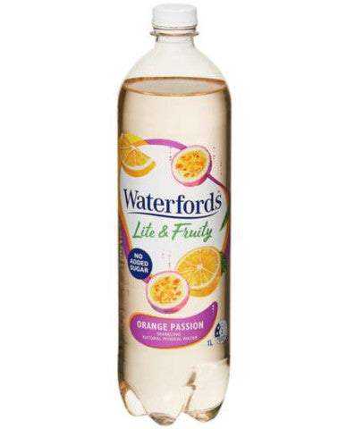 Lite & Fruity Orange Passion W/ Sparkling Mineral Water | 1l | Waterfords | YG-005056-PD-017419