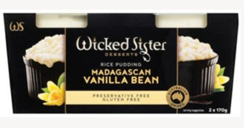 Madagascan Vanilla Bean Rice Pudding | 2 x 170g | Wicked Sister Desserts | YG-005057-PD-015681