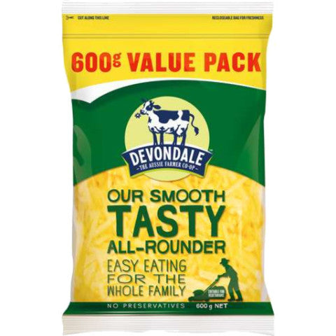 Tasty Shredded Cheese | 600g | Devondale | YG-004571-PD-016974