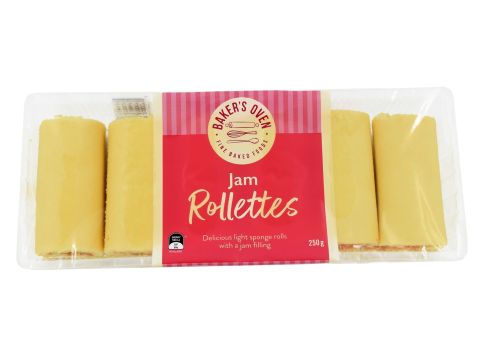 Jam Rollettes | 6 Rolls | Baker's Oven | YG-004699-PD-017307