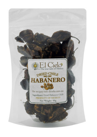 Dried Chile Habanero | 50g | El Cielo | YG-004677-PD-017053