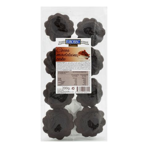 Madeleine Cake Chocolate | 200g | Eurobisc | YG-004817-PD-017327